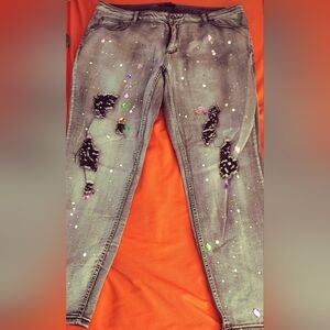 Ashley Stewart Emblished Jeans